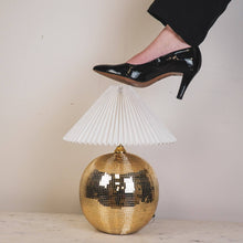 Lamp - Table Lamp Disco ball - Glass -Gold - 20x20x20cm