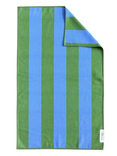 Gather & Go: Double-Sided Hand Towel: Blue/Green / Hand Towel (17 in x 27 in)