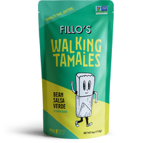 Bean Salsa Verde Walking Tamales