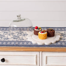 McKayla Monday Registry 
Glass Cloche With Scallop Edge Marble Tray