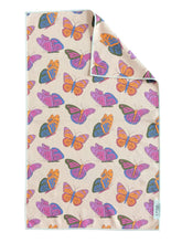 Wing It: Double-Sided Hand Towel: Cream / Hand Towel (17 in x 27 in)