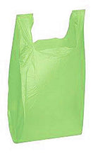 Plastic Retail T-Shirt Bags: Medium / Green / Case of 1000