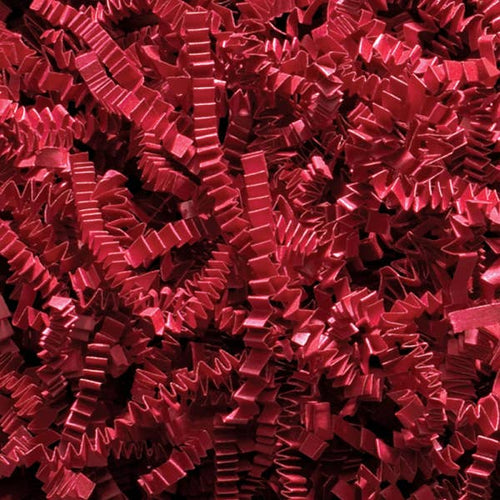 40 LB Box Red Crinkle Cut Shred