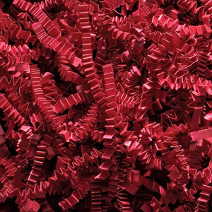 40 LB Box Red Crinkle Cut Shred