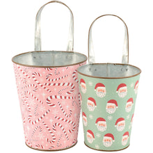 Candy Canes Wall Bucket Set