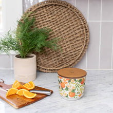 Orange & Honey Patterned 3 Wick Candle