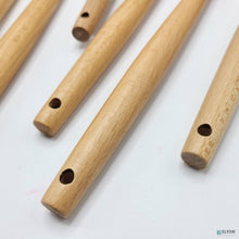 9 Piece Colored Silicone Kitchen Utensils Set - Wood Handles: Black