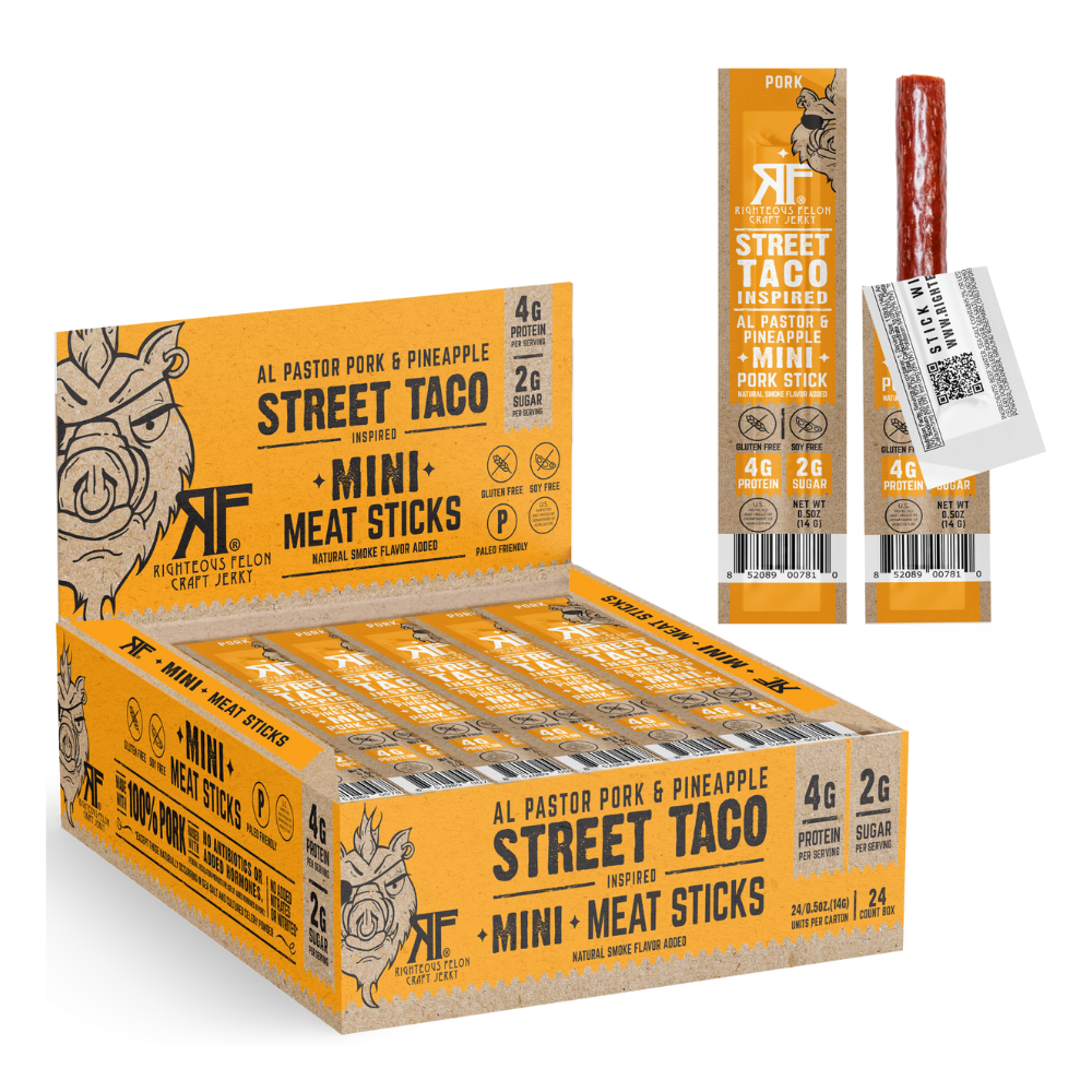 MINI Street Taco Pork Beef Stick .5oz (24ct)