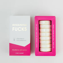 Remaining Fucks Shower Steamers - Blackberry Quince - Set of 8 Tabs