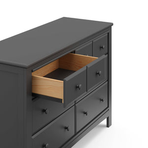 Graco® Benton 6 Drawer Double Dresser: White