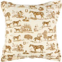 Horse Toile Pillow