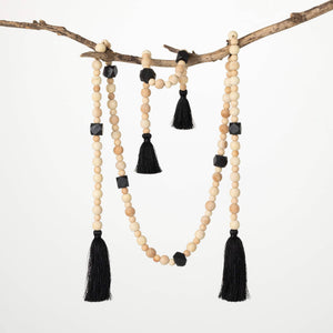 Tasseled Neutral Bead Garland