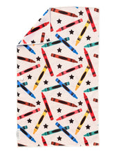 Crayon Confetti: Double-Sided Hand Towel: Cream / Hand Towel (17 in x 27 in)