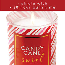 Seasonal Candle (10oz.) - Candy Cane Swirl