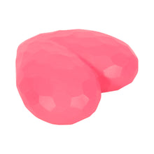 Resin Faceted Heart Decorative Sculpture - Pink, 9 in.