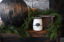 22 oz Butter Jar Candle: Mahogany Evergreen