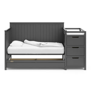 Graco® Hadley 5-in-1 Convertible Crib and Changer with Drawer: White