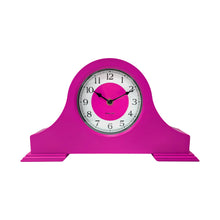 Clock - Mantel Clock- Neon Pink - 36x8,5x20 cm