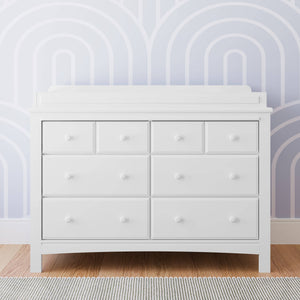 Graco® Benton 6 Drawer Double Dresser: White