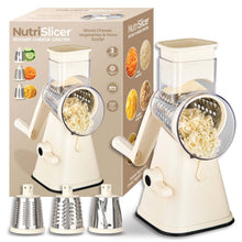 NutriSlicer 3-in-1 Spinning/Rotating Food Slicer and Grater
