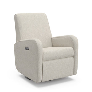 Graco® Bellwood® Power Recliner Swivel Glider: Ivory Boucle
