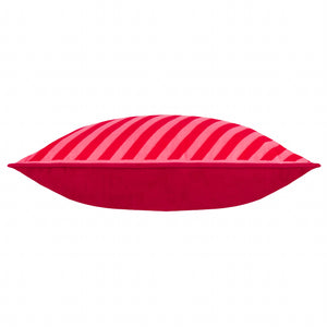 HoHoHo Velvet Piped Cushion Red: Red / Polyester Filled / 30 x 50cm