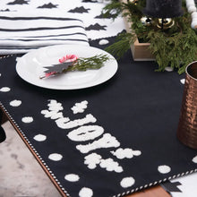 Christmas Nordic Onyx Black Joy Table Runner