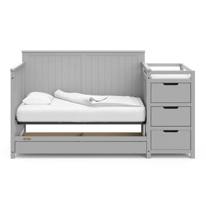 Graco® Hadley 5-in-1 Convertible Crib and Changer with Drawer: White