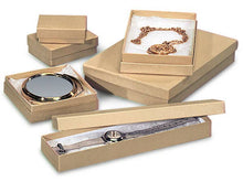 Brown Kraft Jewelry Gift Boxes: 100 Pack / 2.5x1.5x.75"