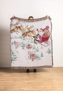 Classic Xmas Jacquard Blanket