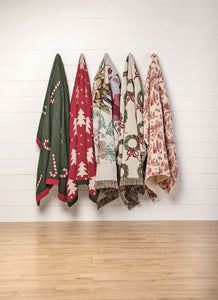 Classic Xmas Jacquard Blanket