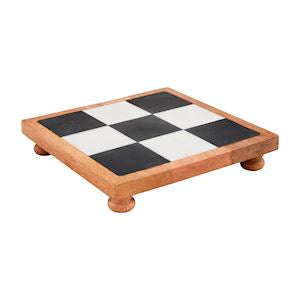 Black and White Checkered Trivet