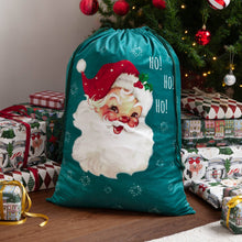 Vintage Santa Velvet Xmas Sack Multicolour: Multicolour / 74 x 50cm