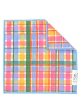 Joyful Grid: Double-Sided Washcloth: Multicolor / Washcloth (12 in x 12 in)