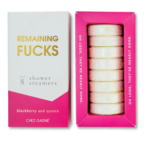 Remaining Fucks Shower Steamers - Blackberry Quince - Set of 8 Tabs