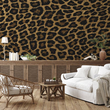 Leopard Print — Luxe Textures Luxury Wallpaper Roll: Sample/Swatch / Paste-on-textured