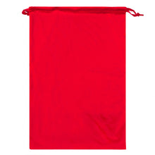 Ho Ho Ho Printed Velvet Xmas Sack Red: Red / 74 x 50cm
