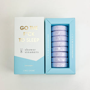 Go The F*ck To Sleep Shower Steamers - Lavender - Set of 8 Tabs