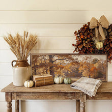 Autumn Trees In Golden Light: 48x16