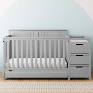 Graco® Hadley 5-in-1 Convertible Crib and Changer with Drawer: White