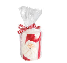 Santa Christmas Pillar Candle