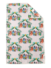 Away in a Manger: Double-Sided Hand Towel: Cream / Hand Towel (17 in x 27 in)