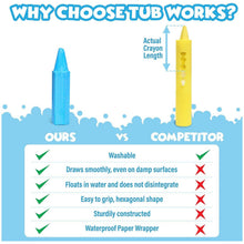 Tub Works® Smooth™ Bath Crayons Bath Toy, 12 Pack