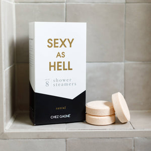 Sexy As Hell Shower Steamers - Santal - Set of 8 Tabs