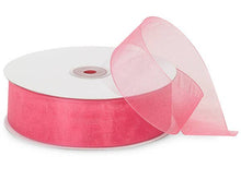 Sheer Organza Gift Packaging Ribbon: Pretty Pink / 1 Pack / 1/4"x100 yards