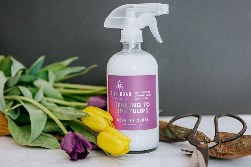 Tending To The Tulips Counter Spray: Counter Spray