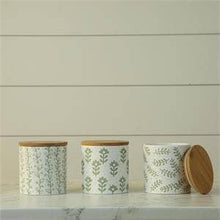 McKayla Monday Registry 
Leafy Green Dolomite Canisters set of 3