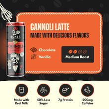 Cannoli Latte | 12-Pack | RTD Iced Canned Coffee
