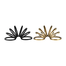 Decorative Sculpture - Gold Metal Slinky Ring, 11 in.