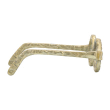 Metal Abstract Eyeglasses Sculpture Home Decor - Gold, 3 in.